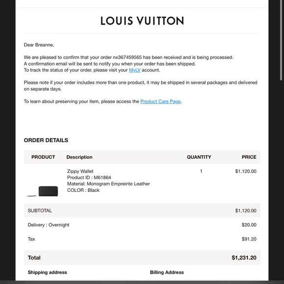 Louis Vuitton Zippy Wallet Monogram Empreinte leather embossed - Picture 9 of 9